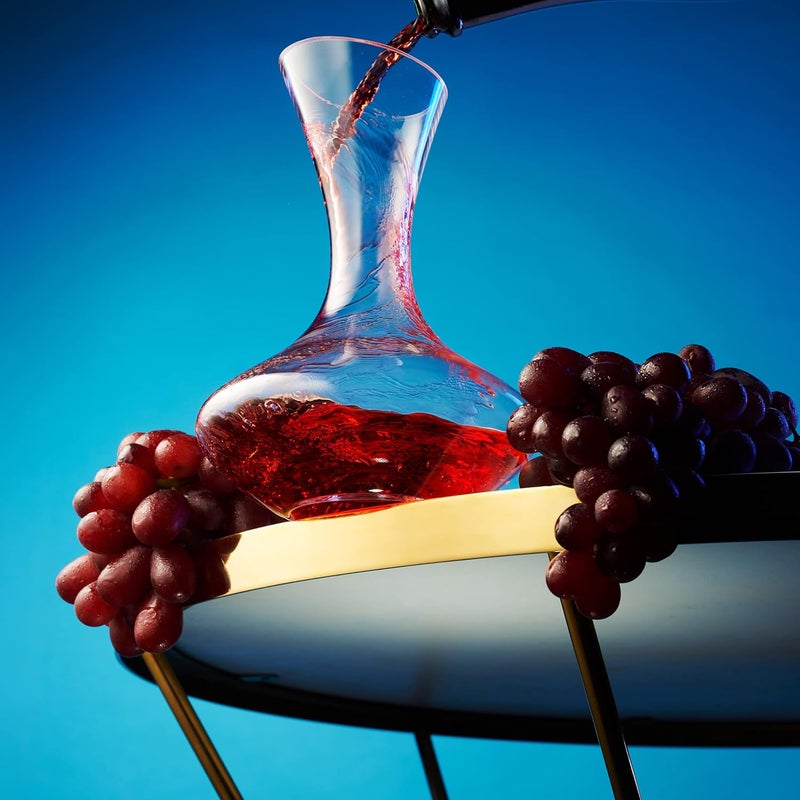 Godinger Wine Decanter Carafe, Hand Blown Wine Decanter Aerator - Wine Gifts - Image 2