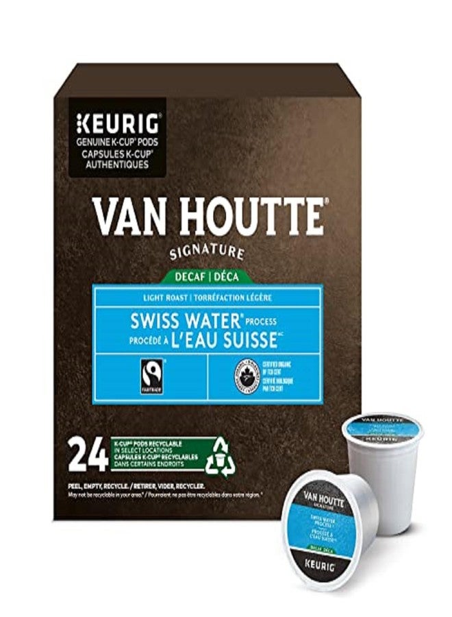 Van Houtte Swiss Water Decaf Fair Trade Organic Light Roast K-Cups, 24-Count - Image 1