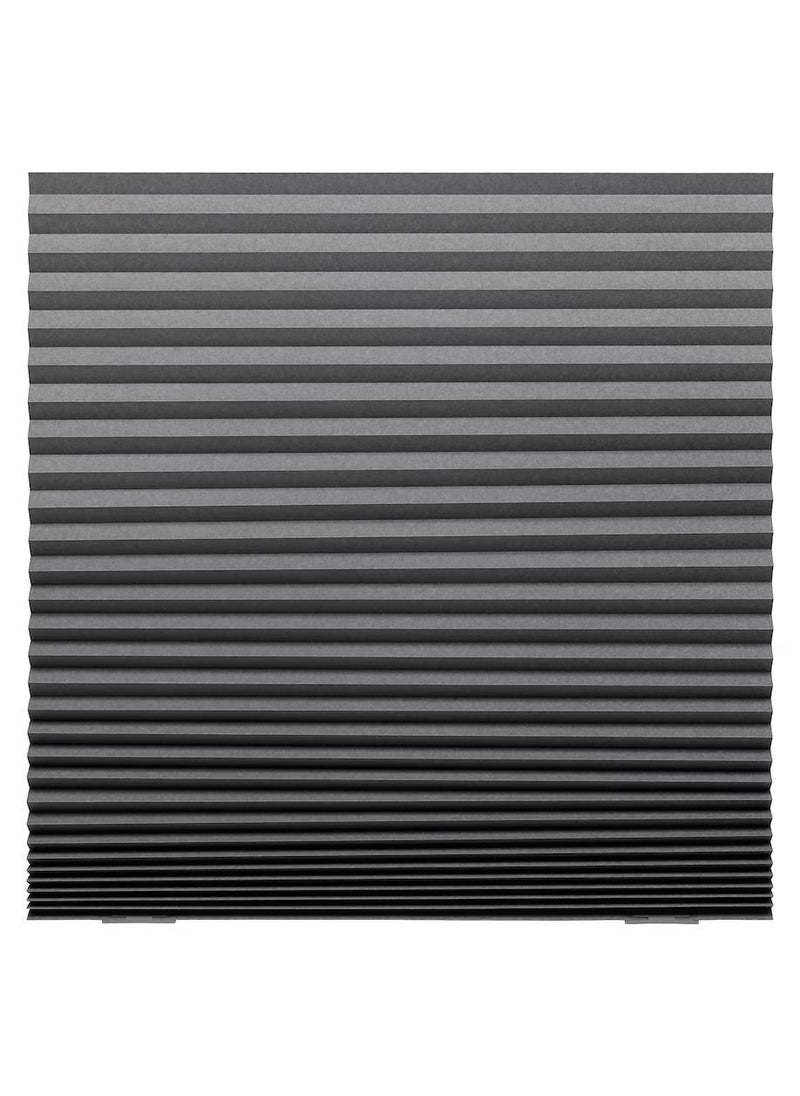 Generic - window Block-out pleated blind, dark grey, 100x190 cm - Image 1