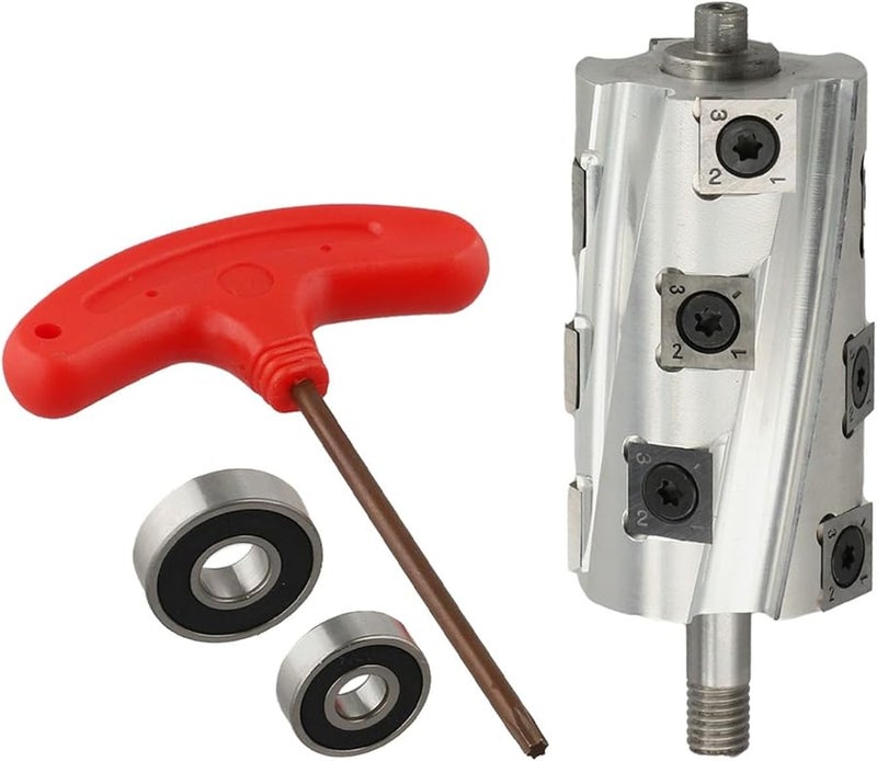 رأس القاطع الحلزوني 115 مم من سبائك الألومنيوم لدونغ تشينغ FF 82x1 مع 12 شفرة - Image 1