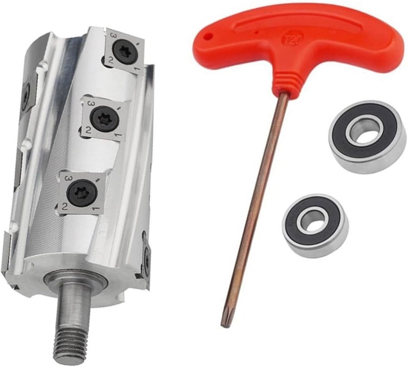 رأس القاطع الحلزوني 115 مم من سبائك الألومنيوم لدونغ تشينغ FF 82x1 مع 12 شفرة - Image 5