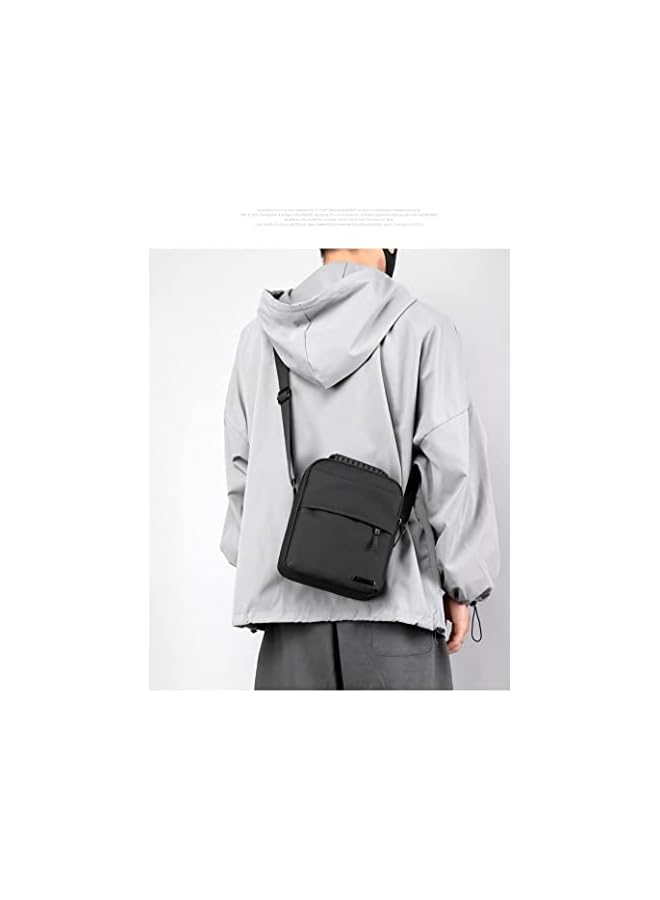 PROMASS Sling Crossbody Bag Small Shoulder Backpack For Men Chest Bags Casual Daypack For Business Travel Cycling (Black) - Image 5