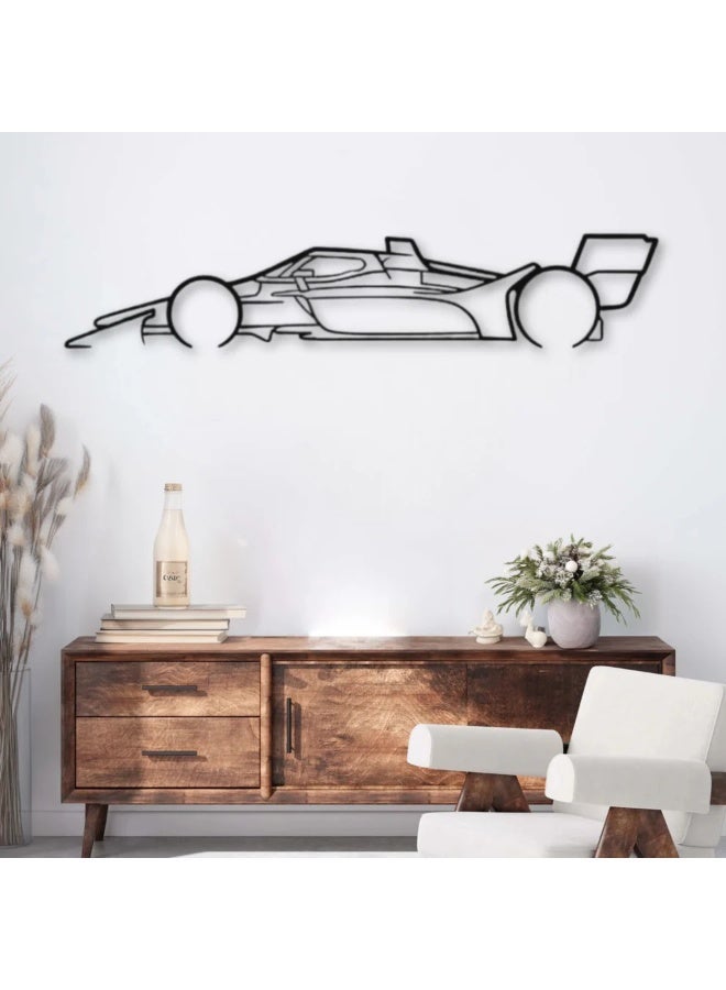 Metal Wall Decoration Featuring an IndyCar (2022) - Image 1