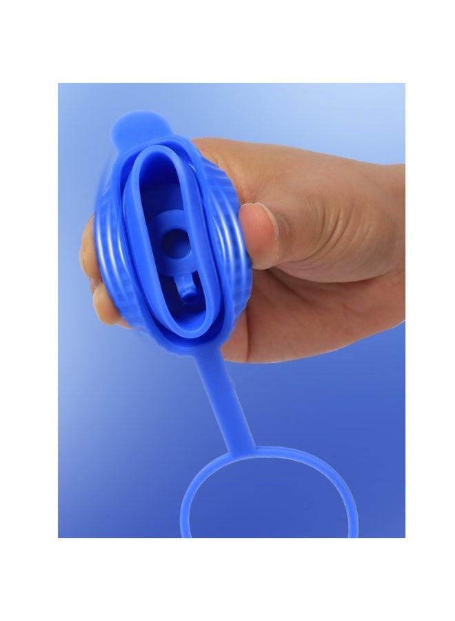 5PCS Water Jug Cap Silicone Water Bottle Caps Reusable Non-Spill & Leak Free Compatible with 3 & 5 Gallon Water Bottle Cap  - Image 3