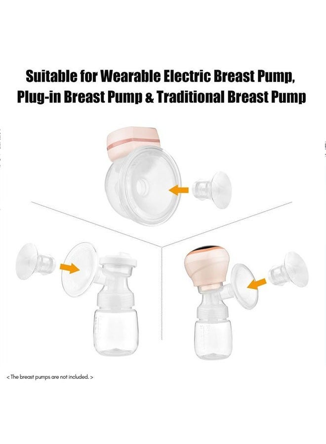 6PCS Breast Milk Pump Inserts Breast Converter Practical Breast Pump Replacement 17mm 19mm 21mm - Image 5