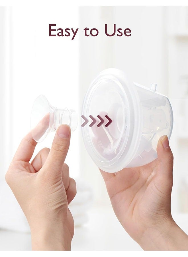 6PCS Breast Milk Pump Inserts Breast Converter Practical Breast Pump Replacement 17mm 19mm 21mm - Image 4