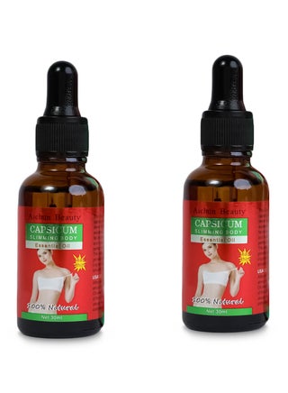 PACK OF 2-Capsicum Slimming Body Essential Oil Clear 30ml - pzsku/ZEDBF77BBAF030998CD2FZ/45/_/1653574648/1e49809f-f06f-4d2a-b63d-d296891efb80