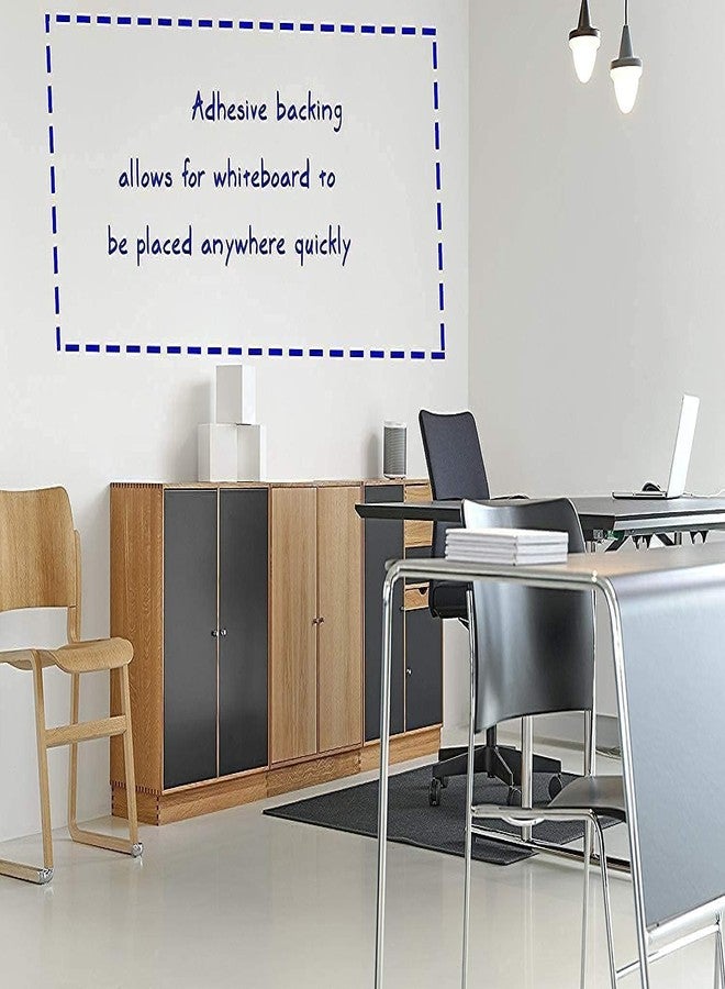 KRAFTMASTERS®KRYTONE�1PC White Board Wall Sticker with for School, Office, College, Self Adhesive Removable White Board Wallpaper (45x200cm) - Image 4