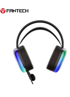 FANTECH HG29 Wired Professional Gaming Headphones Gradient RGB Lighting HD Mic Stereo Sound PC Mac Headset  - Image 4