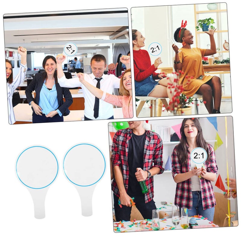 Mini Dry Erase Answer Paddles 2 Pack Single Sided Whiteboards For Classroom Voting Activities - Image 5