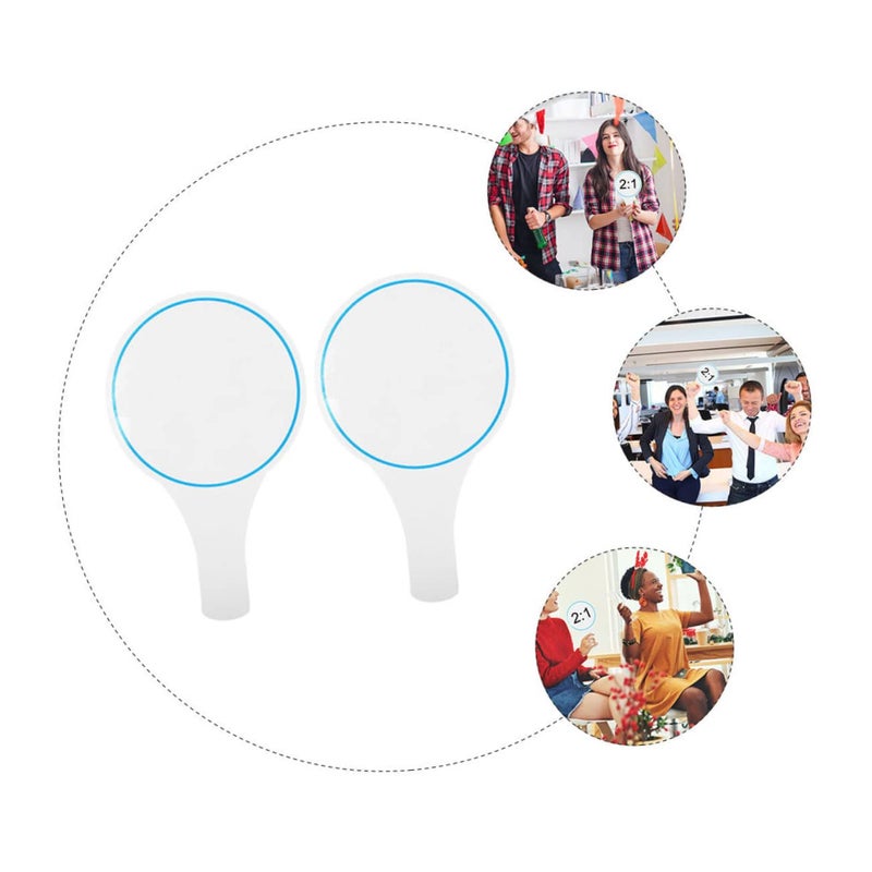 Mini Dry Erase Answer Paddles 2 Pack Single Sided Whiteboards For Classroom Voting Activities - Image 4