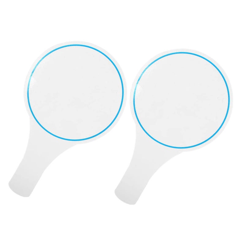 Mini Dry Erase Answer Paddles 2 Pack Single Sided Whiteboards For Classroom Voting Activities - Image 2