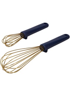 Wilton مجموعة أدوات المطبخ ويلتون باللون الأزرق الداكن والذهبي، مكونة من 10 قطع  - Image 2