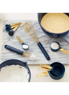 Wilton مجموعة أدوات المطبخ ويلتون باللون الأزرق الداكن والذهبي، مكونة من 10 قطع  - Image 5