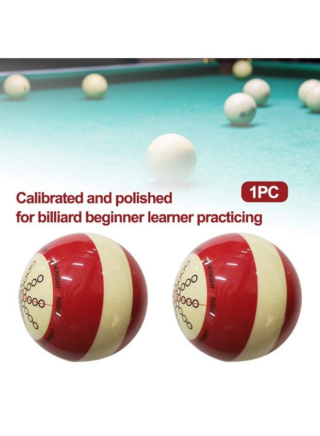 دينبيتيك كرة البلياردو البيضاء من Denpetec للتدريب على ممارسة البلياردو، كرة البلياردو البيضاء القياسية للتدريب على طاولة البلياردو مقاس 2-1/4 بوصة للمبتدئين، ملحقات البلياردو - Image 4