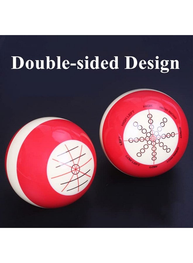 دينبيتيك كرة البلياردو البيضاء من Denpetec للتدريب على ممارسة البلياردو، كرة البلياردو البيضاء القياسية للتدريب على طاولة البلياردو مقاس 2-1/4 بوصة للمبتدئين، ملحقات البلياردو - Image 3