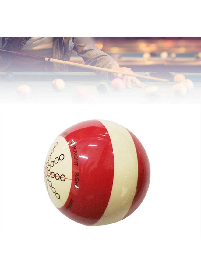 دينبيتيك كرة البلياردو البيضاء من Denpetec للتدريب على ممارسة البلياردو، كرة البلياردو البيضاء القياسية للتدريب على طاولة البلياردو مقاس 2-1/4 بوصة للمبتدئين، ملحقات البلياردو - Image 1