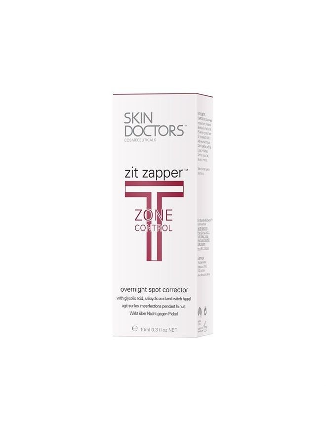 Skin Doctors - Cosmeceuticals Acne Solutions Overnight Zit Zapper, 0.3 fl oz (10 ml) - Image 1