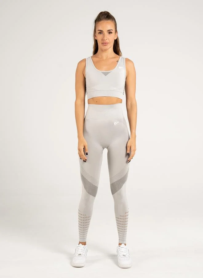 بالم فيت Palmfit Women Grey Balance Seamless Active Leggings