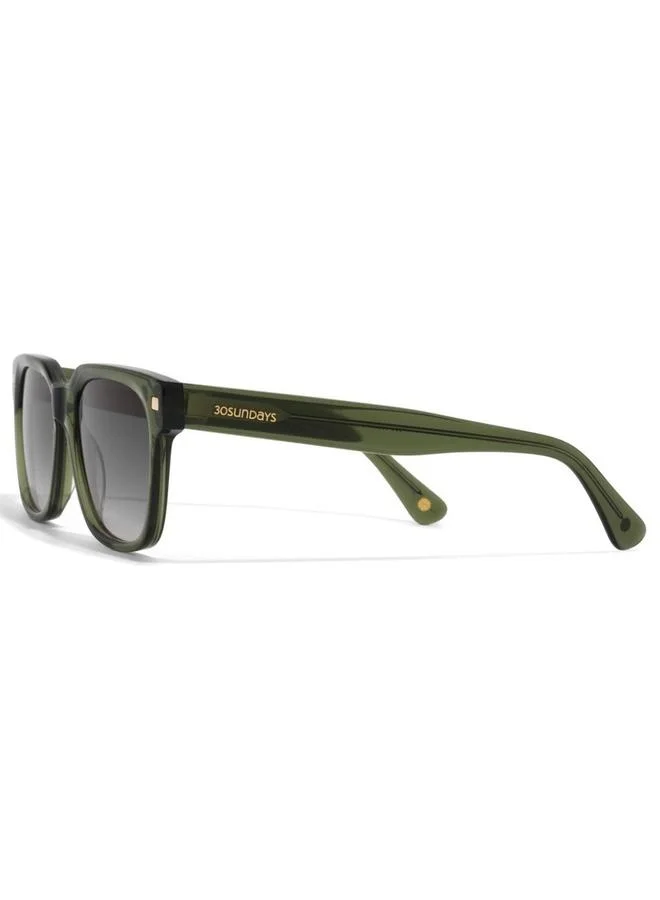 30Sundays 30Sundays Unisex Isle Square Sunglasses