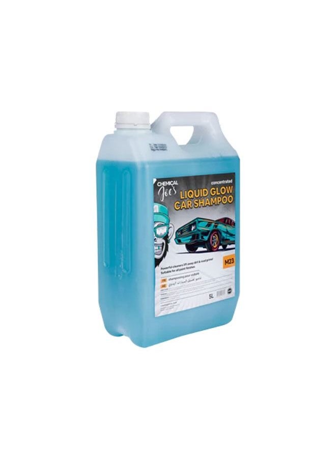 cleany genie Powerful Glow Car Wash Concentrate Shampoo Liquid 5L  - Image 2