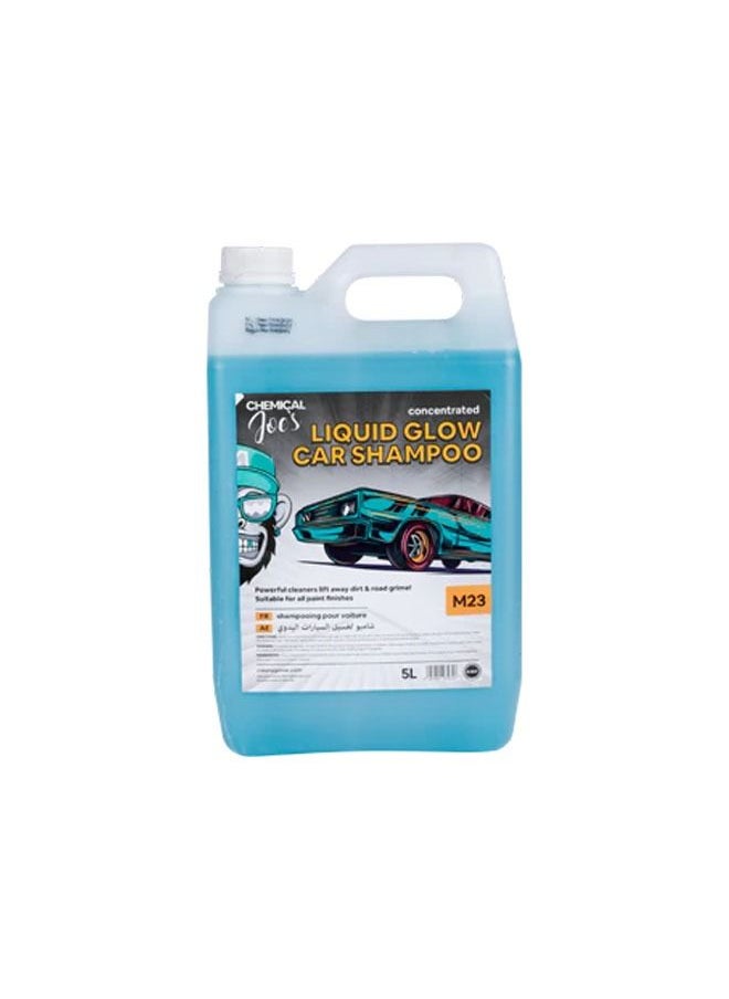cleany genie Powerful Glow Car Wash Concentrate Shampoo Liquid 5L  - Image 3