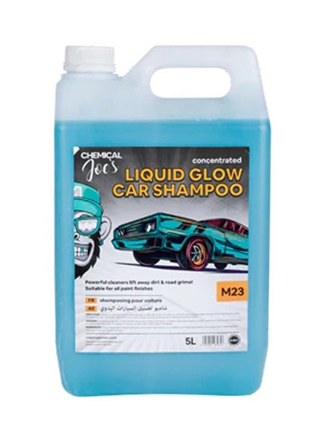 cleany genie Powerful Glow Car Wash Concentrate Shampoo Liquid 5L  - Image 1