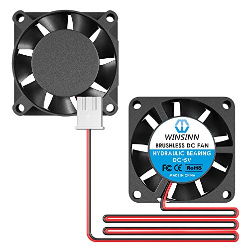 WINSINN Mini 25mm Fan 5V Hydraulic Bearing Brushless 2507 25x7mm - High Speed (Pack of 4Pcs) - Image 1
