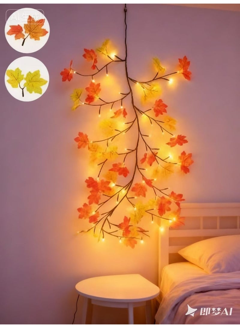 Maple Leaf Style Twig Lights - Image 1