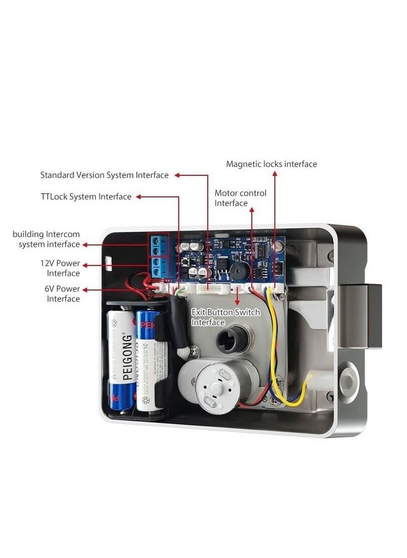 Generic - Fingerprint Waterproof Outdoor Gate Remote Control Bluetooth TTLock App Passcode Rfid Card Keyless Smart Door Lock and Gateway - Image 1