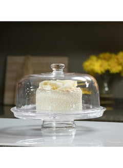 RR BRAND Cake Stand 3 In 1 Design Dome Multi Function Serving Platter Salad And Punch Bowl Acrylic  - Image 5