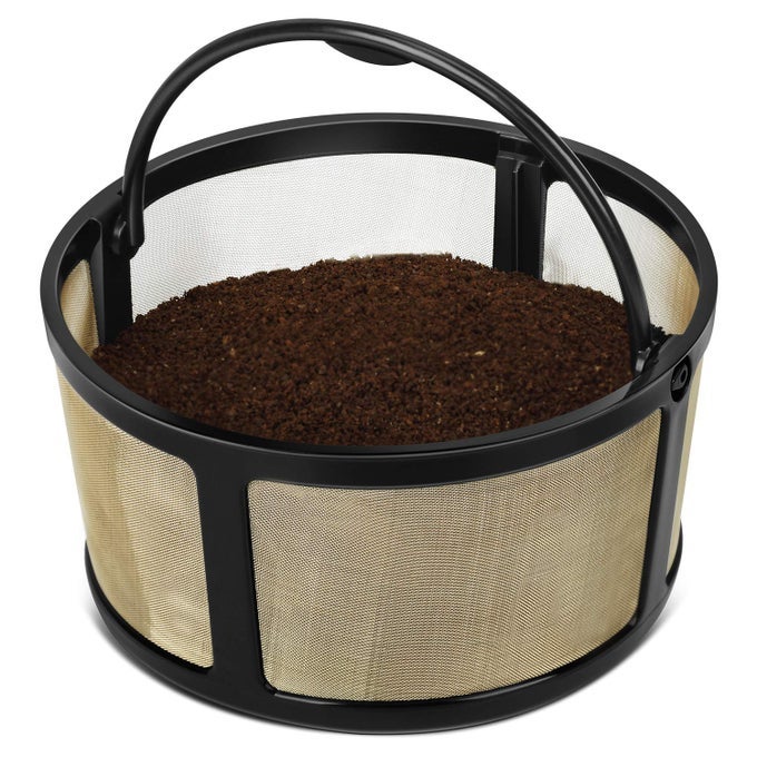 REUSABLE KEURIG K DUO COFFEE FILTER ONLY FOR KDUO ESSENTIALS AND KDUO BREWERS MACHINE REUSABLE MESH GROUND COFFEE BASKET BY
