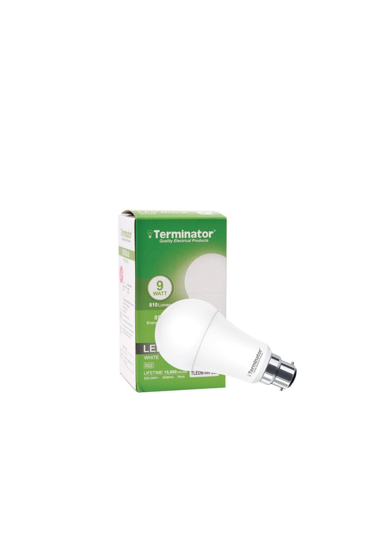 Terminator - Terminator Led Bulb White 9W TLEDB-9W - Image 1
