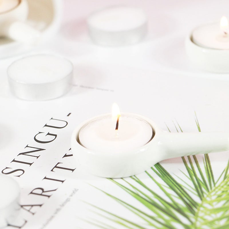 8 pcs Ceramic Aromatherapy Candle Holder - Image 4