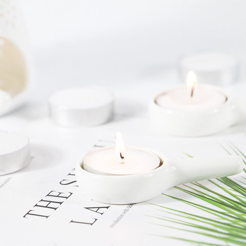 8 pcs Ceramic Aromatherapy Candle Holder - Image 2