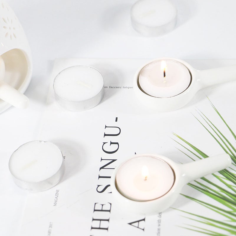 8 pcs Ceramic Aromatherapy Candle Holder - Image 3