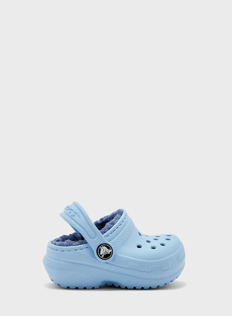 crocs Infant Classic Lined Clog Sandals