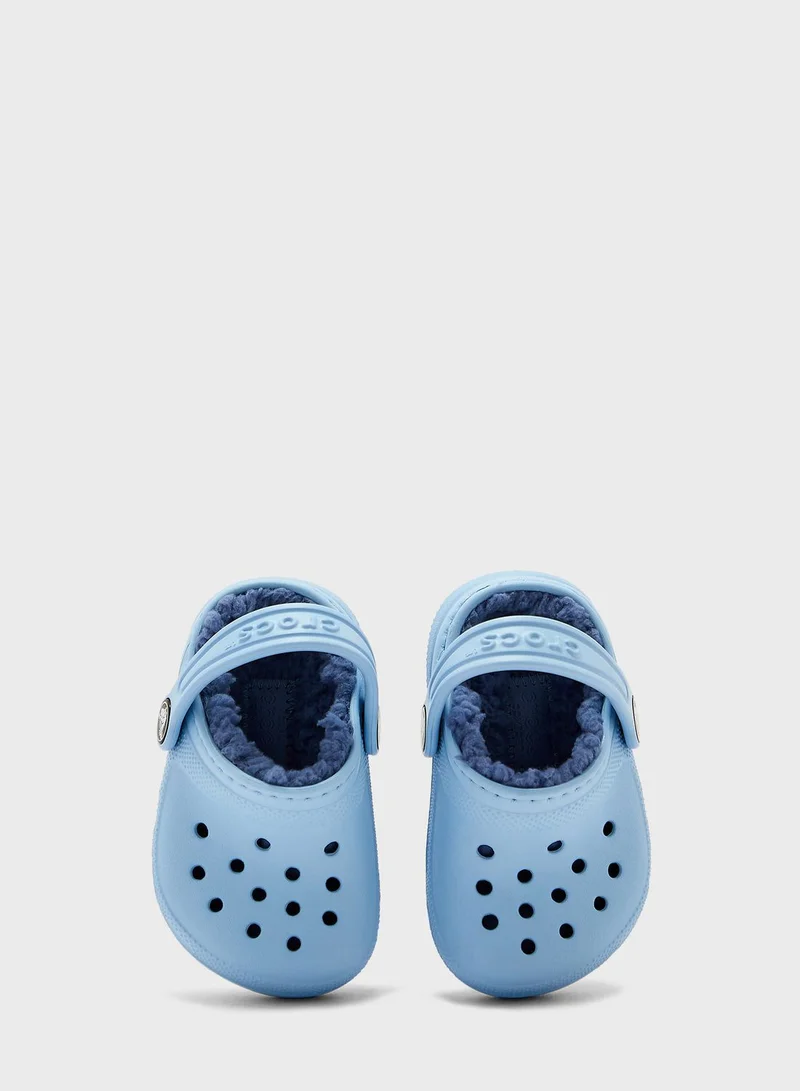 crocs Infant Classic Lined Clog Sandals