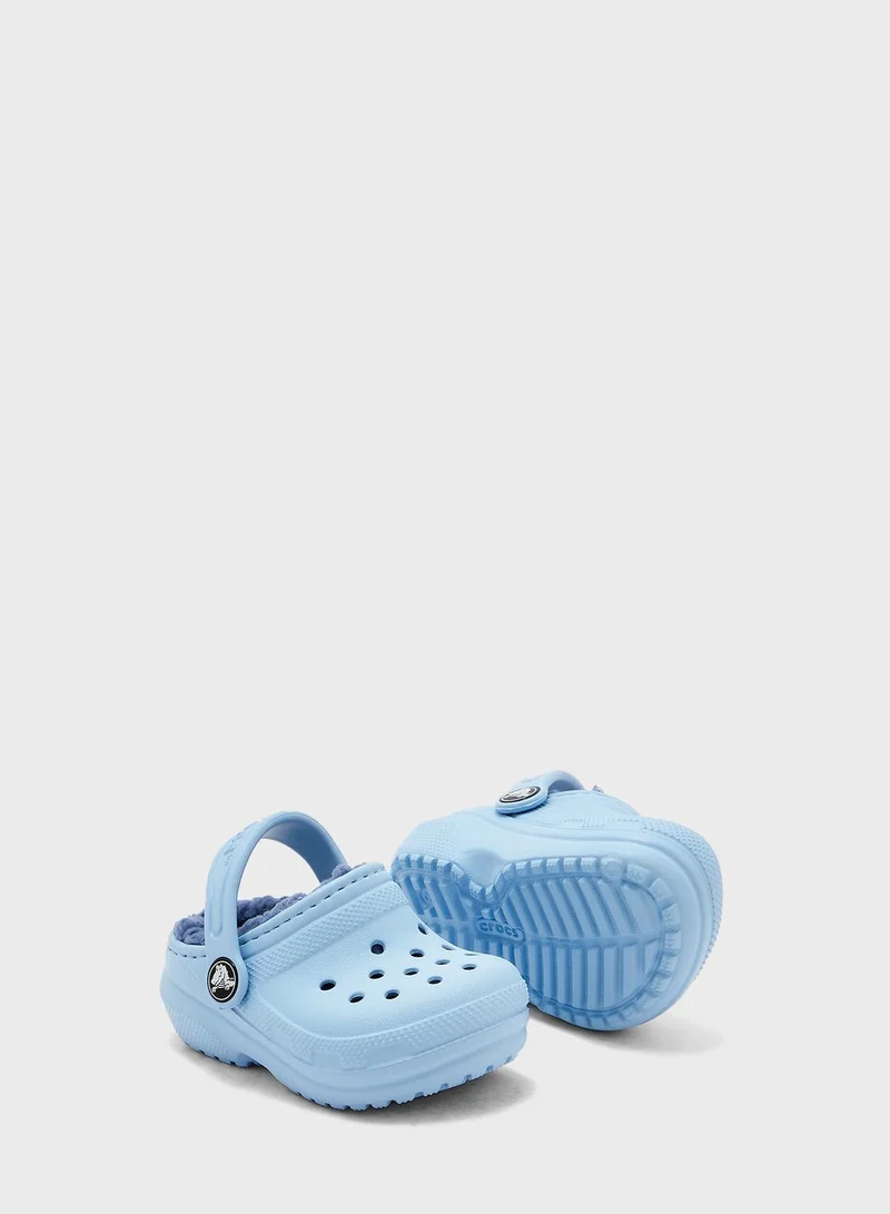 crocs Infant Classic Lined Clog Sandals