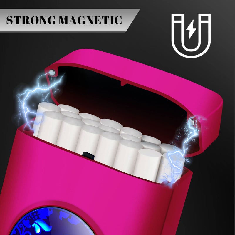 X-Lighter Xl666 Cigarette Case With Lighter  Valentines Gifts For Her  18Pcs 84Mm King Size Cigarettes Holder  Smell-Proof  Father'S Day Gift For Men Dad - Image 3