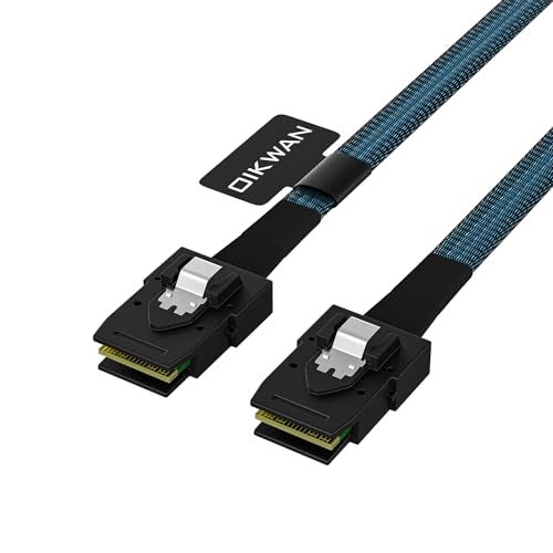 OIKWAN Internal Mini SAS to Mini SAS Cable, SFF8087 36 Pin to SFF8087 36Pin Data Cable Male Cord for Server, Raid Controller, SAS/SATA HBA, Data Storage System-1.6FT - Image 2