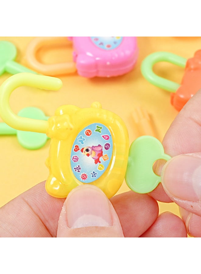 Children's Unlock Game Color Small Lock Educational Toys Kindergarten Small Gift Reward Push Activity Gift-Color:Children's Toy Lock - Image 5