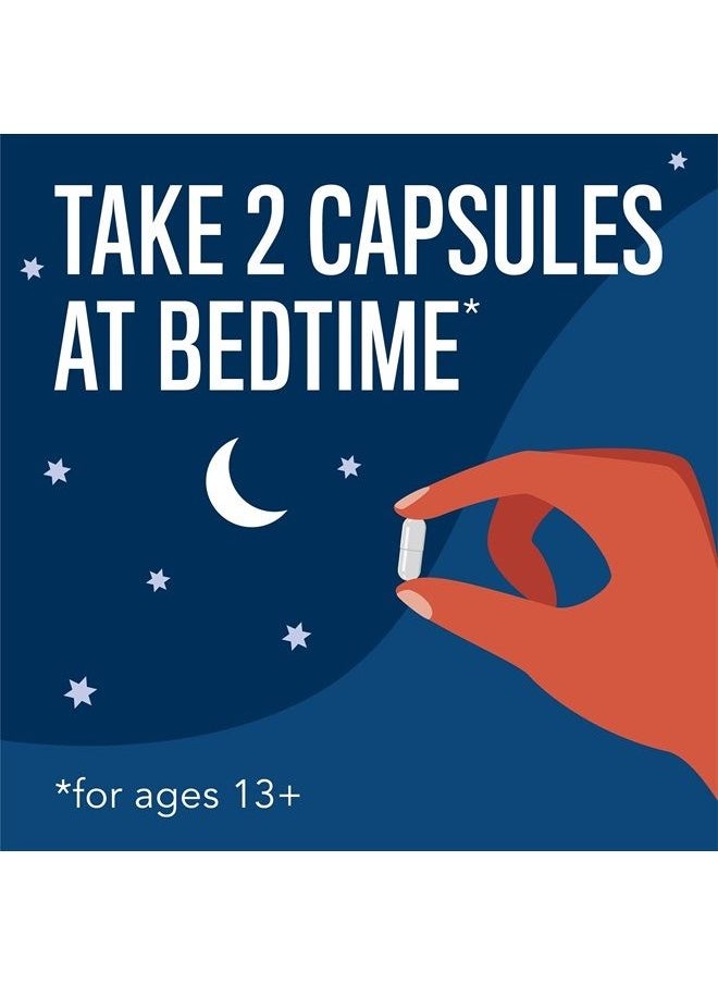 Natural Vitality - Calm Sleep Magnesium Supplement, Melatonin & Magnesium Citrate, Sleep Aid Capsules, Gluten Free, Vegan, Non-GMO, Helps The Body Ease Into Sleep, 120 Capsules - Image 1