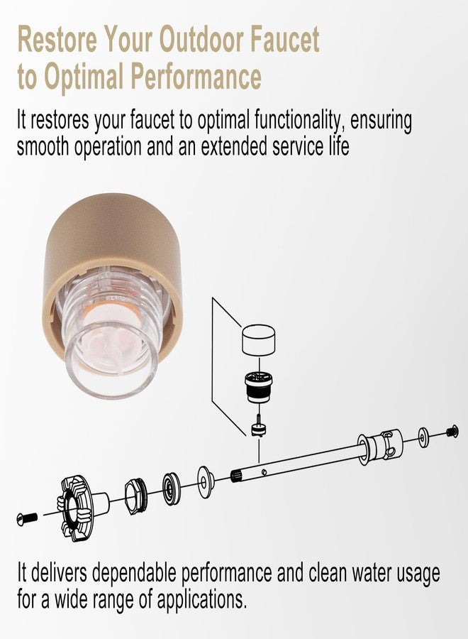 Bedalio RK-17VB Vacuum Breaker Float Kit, Anti-Siphon Wall Faucet Repair Kit, Anti Siphon Valve Repair Kit, Compatible with Woodford Model 17 (4 Packs) - Image 5