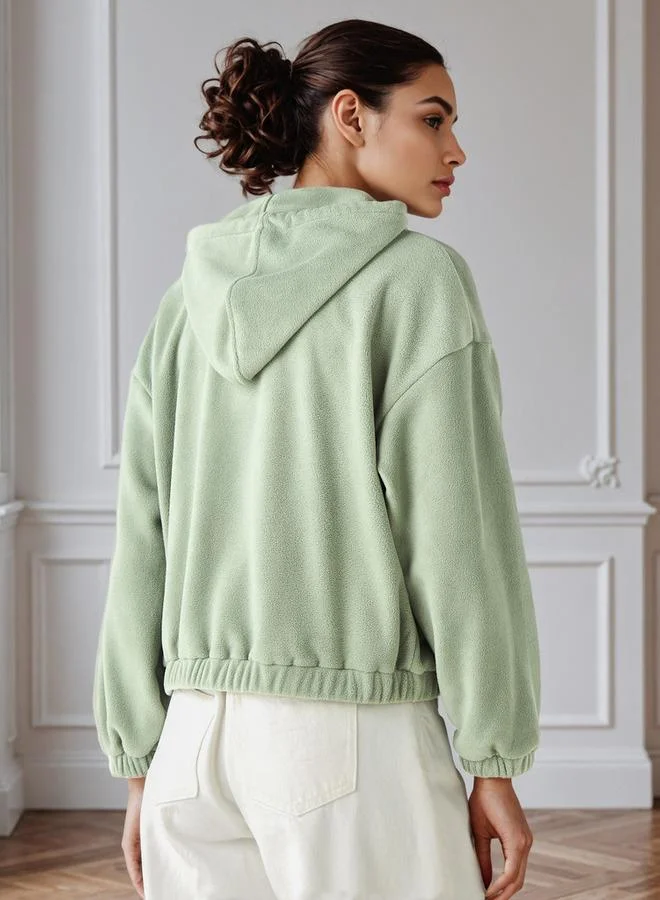 Splash FAV  Polyester Fleece Jacket with Hood for Women | Best Price UAE