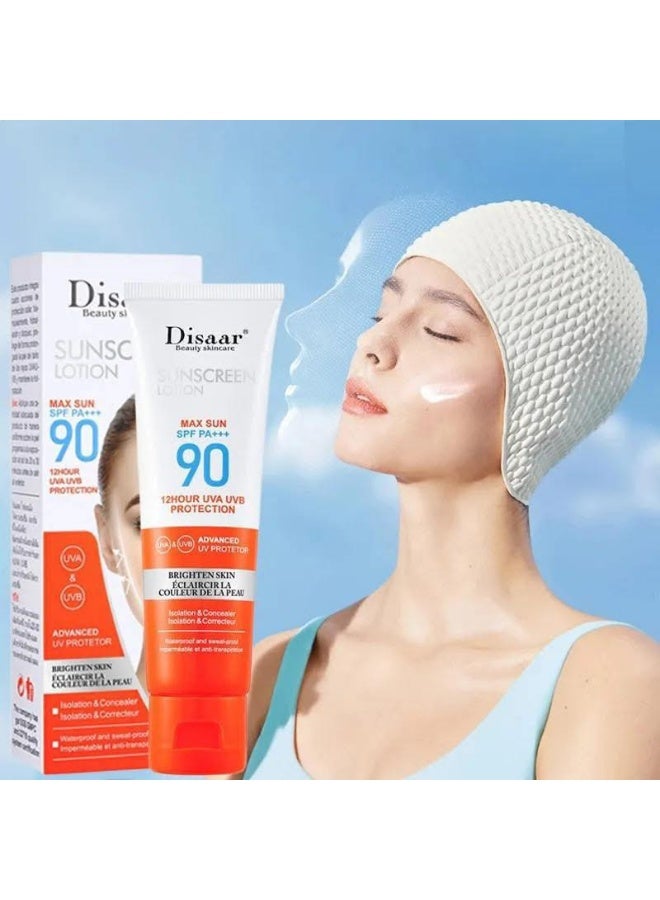 Disaar Cream Sunscreen SPF 90 - 50ml - Sunscreen - Image 2