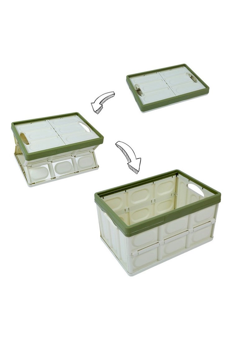 Foldable Car Trunk Storage Box, In-Car Storage Container, Multi-functional Foldable Car Trunk Organizer, Car Storage Bin, Collapsible Portable Storage Box  - Image 4