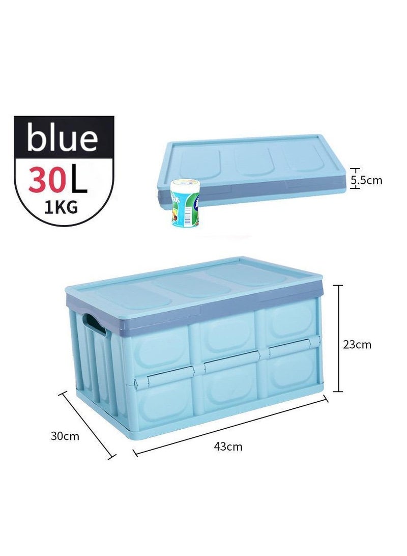 Foldable Car Trunk Storage Box, In-Car Storage Container, Multi-functional Foldable Car Trunk Organizer, Car Storage Bin, Collapsible Portable Storage Box  - Image 1