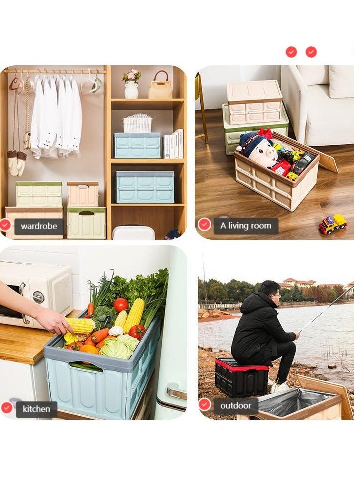 Foldable Car Trunk Storage Box, In-Car Storage Container, Multi-functional Foldable Car Trunk Organizer, Car Storage Bin, Collapsible Portable Storage Box  - Image 3