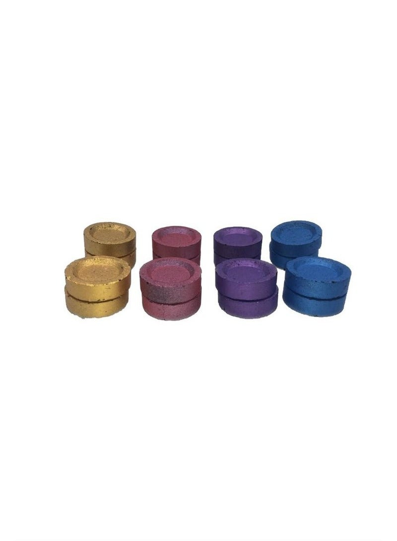 Colored Fast Ignition Charcoal 80 Pieces  - Image 2